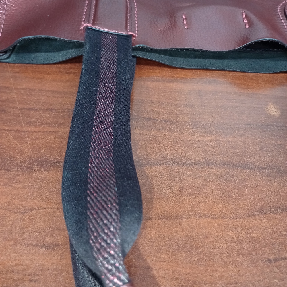Coach Burgundy Leather Tote Bag - Picture 5 of 13